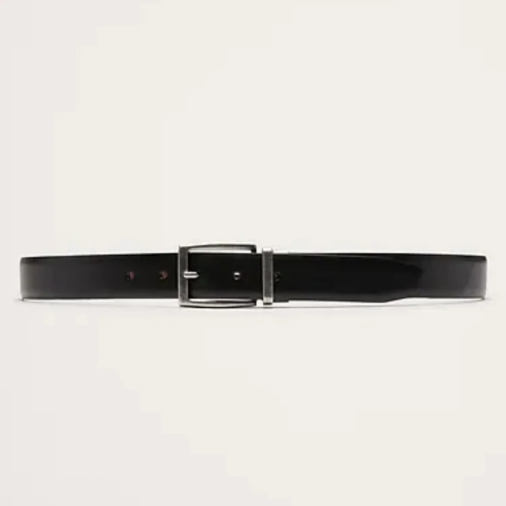 NWT Banana Republic Reversible Black and Brown Leather Dress Belt Size 34